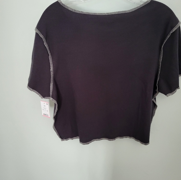 ACDC Highway to Hell Graphic Cropped Short Sleeve XXL Top Shirt - Picture 5 of 6